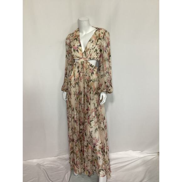 Astr The Label 'Revery' Pink Plisse Dress Size S - Picture 2 of 5